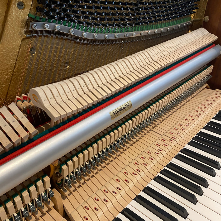 IK-2ND9884 - Pre-owned Kemble Classic 'C.Venables' upright piano in teak satin Default title