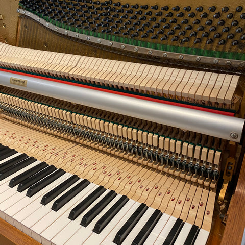 IK-2ND9884 - Pre-owned Kemble Classic 'C.Venables' upright piano in teak satin Default title