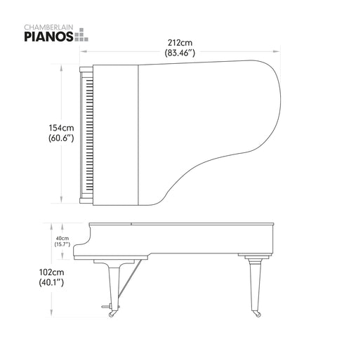 C6X,C6X-PM,C6X-PWH,C6X-SAW,C6X-SE - Yamaha C6X Grand Piano Polished Ebony